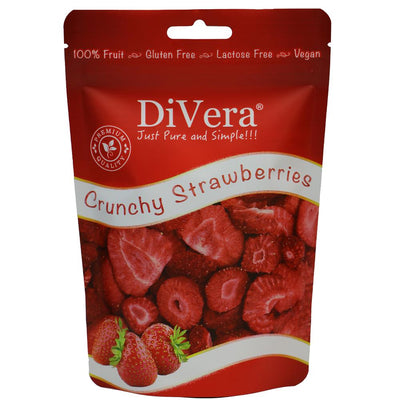 Vegan Gluten Free Strawberry Freeze-Dried Sliced 20g