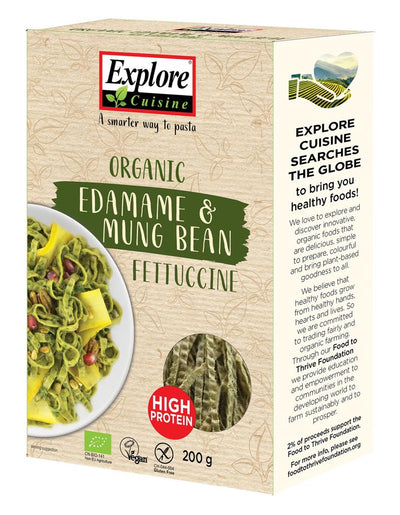 Organic Edamame & Mung Bean Fettuccine 200g