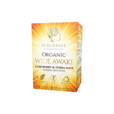 Wide Awake - Goji Berry and Yerba Mate Organic Tea - 15 Tea Bags