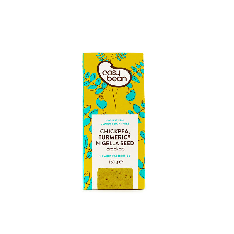 Chickpea Turmeric & Nigella Seed Crackers 150g