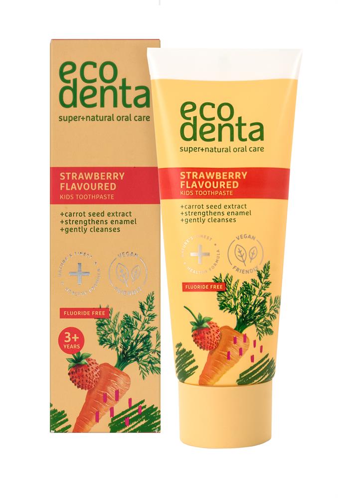 Ecodenta wild strawberry flavoured kids toothpaste 75ml