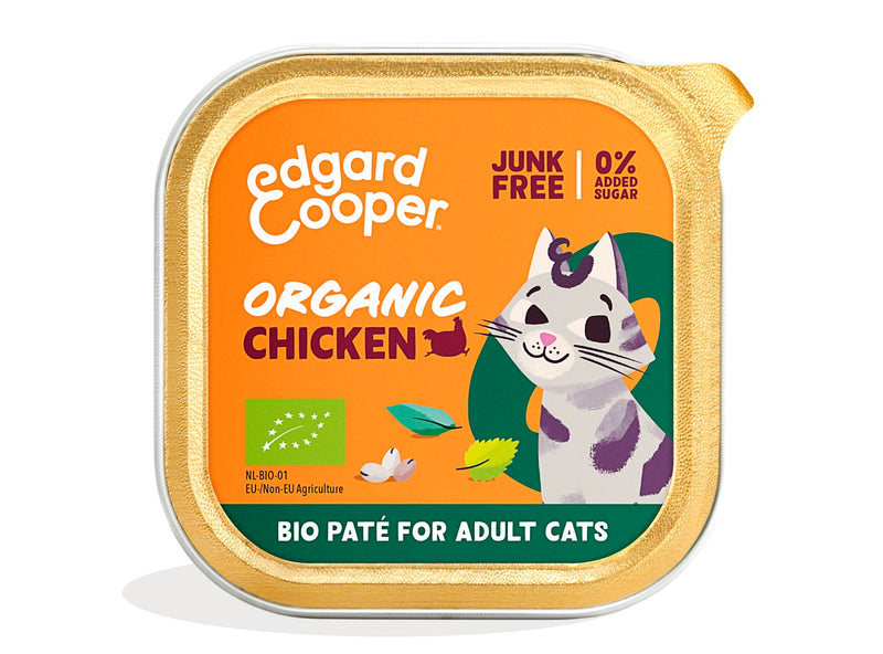 Edgard & Cooper Organic Turkey and Chicken Pate for Adult Cats