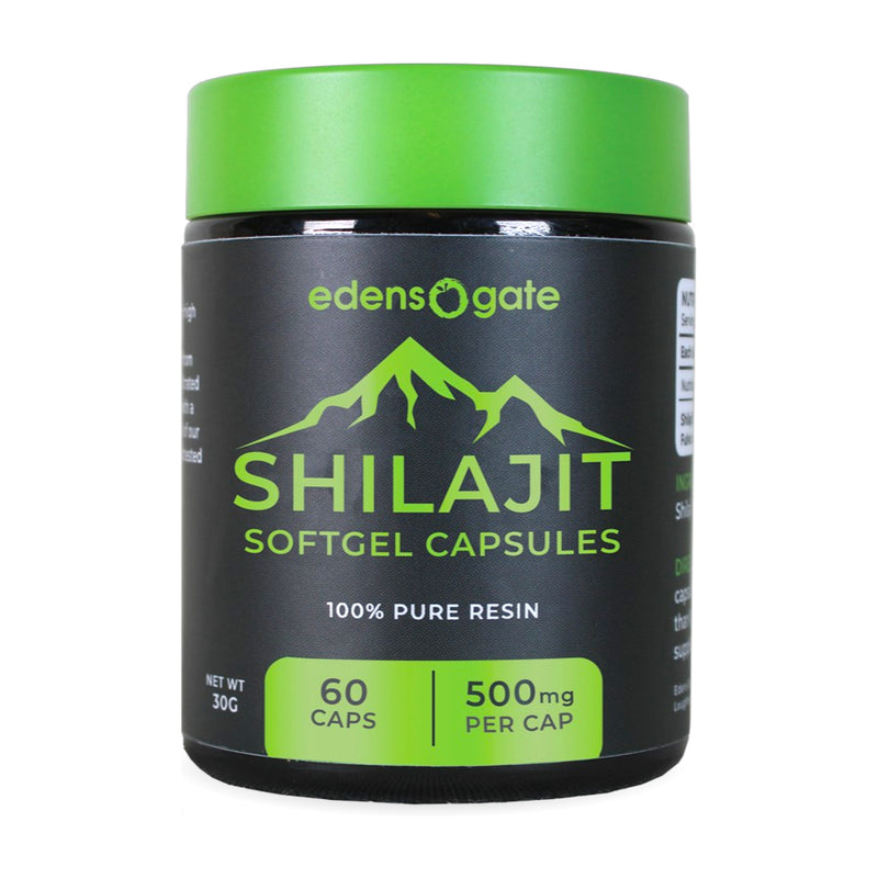 Edensgate Premium Shilajit Resin Soft Gel Capsules - 30g
