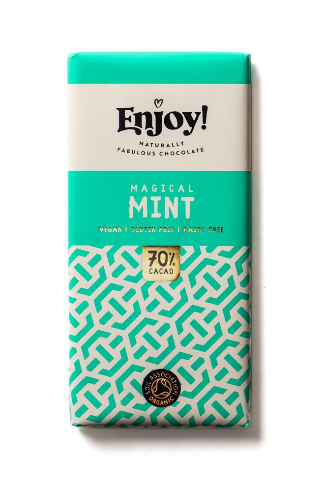 Enjoy Vegan Mint Chocolate Bar 70g