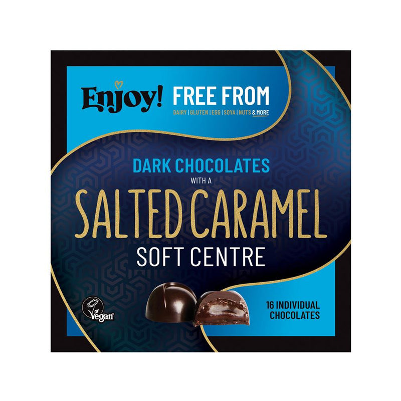 Enjoy Dark Chocolate Salted Caramel Soft Centre 144g