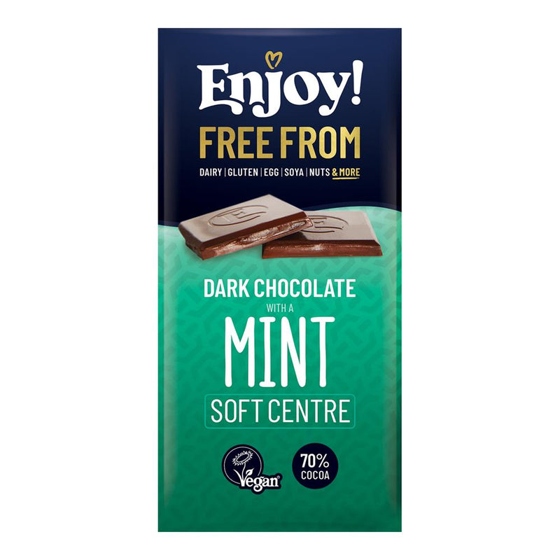 Enjoy Vegan Mint Soft Centre Bar 70g