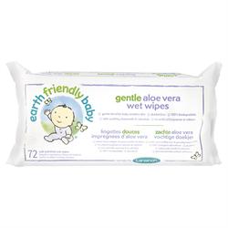 Gentle Aloe Vera Wet Wipes - 72 Pack