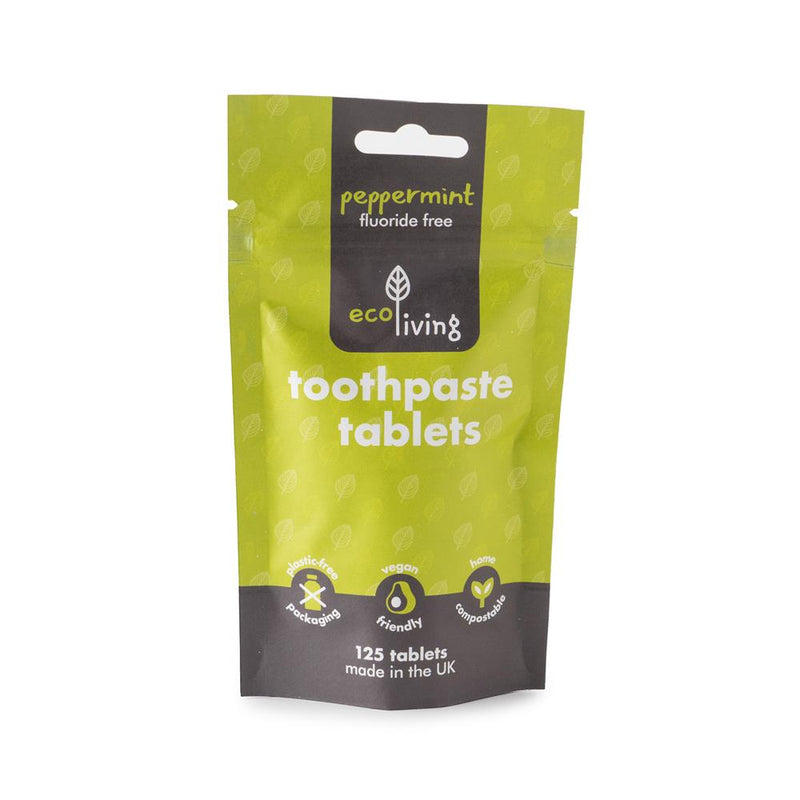 Ecoliving Toothpaste Tablets Fluoride Free - 125 tablets