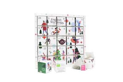 Organic White Puzzle Advent Calendar 25 Tea Pyramid Bags