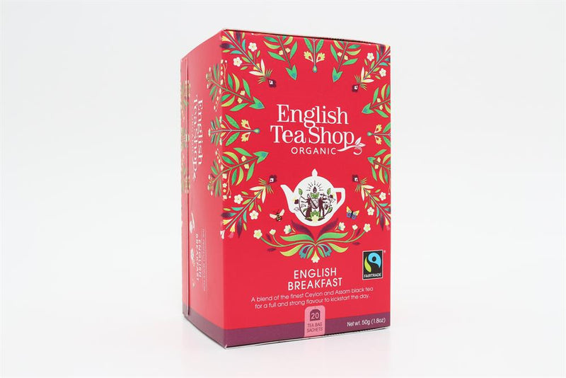 Org. English Breakfast Tea - 20 Tea Bag Sachets