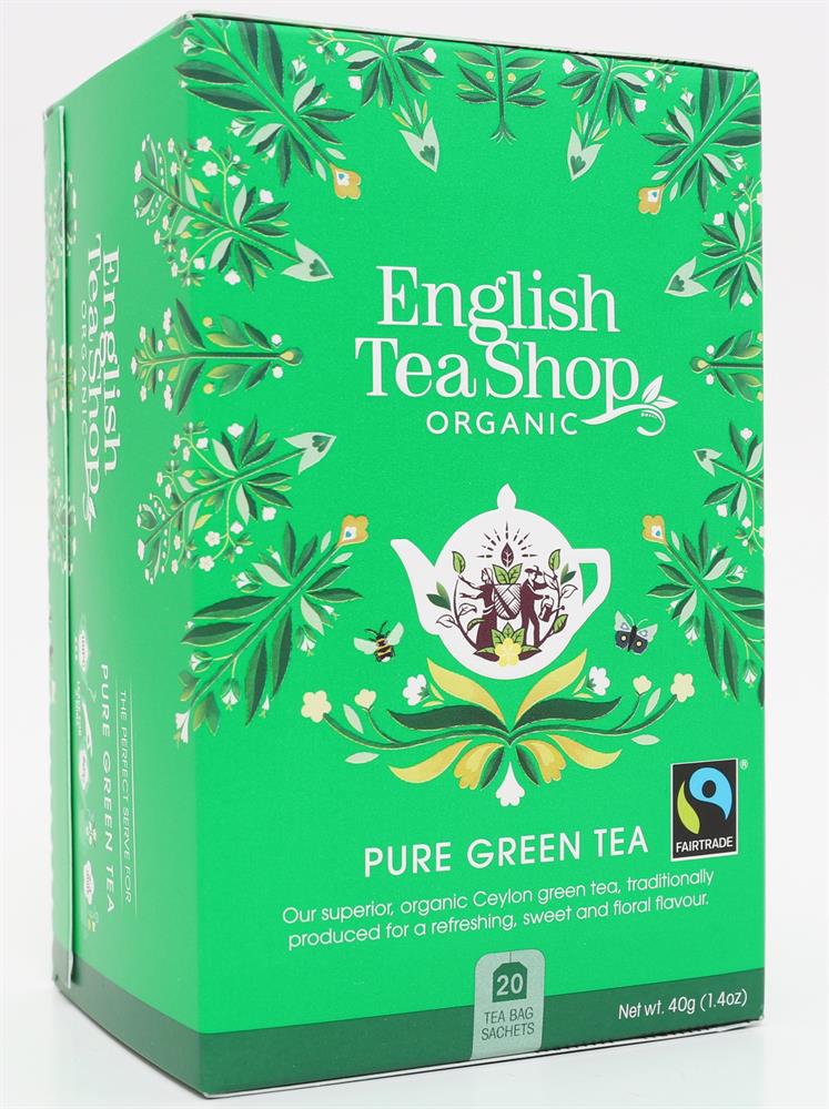 Pure Green Tea - 20 Tea Bag Sachets