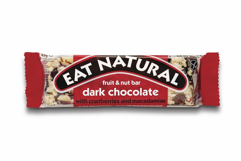 Cranberry & Macadamia bar with dark chocolate 45g