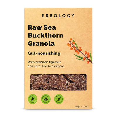 Organic Prebiotic Tigernut Granola with Sea Buckthorn 220g