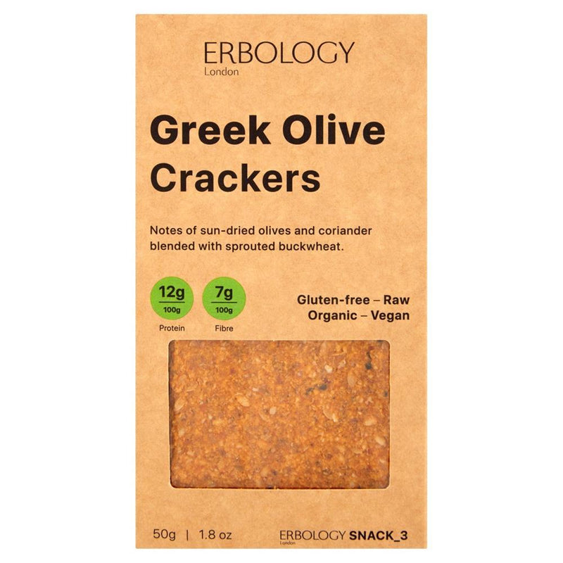 Organic Greek Olive Crackers 50g