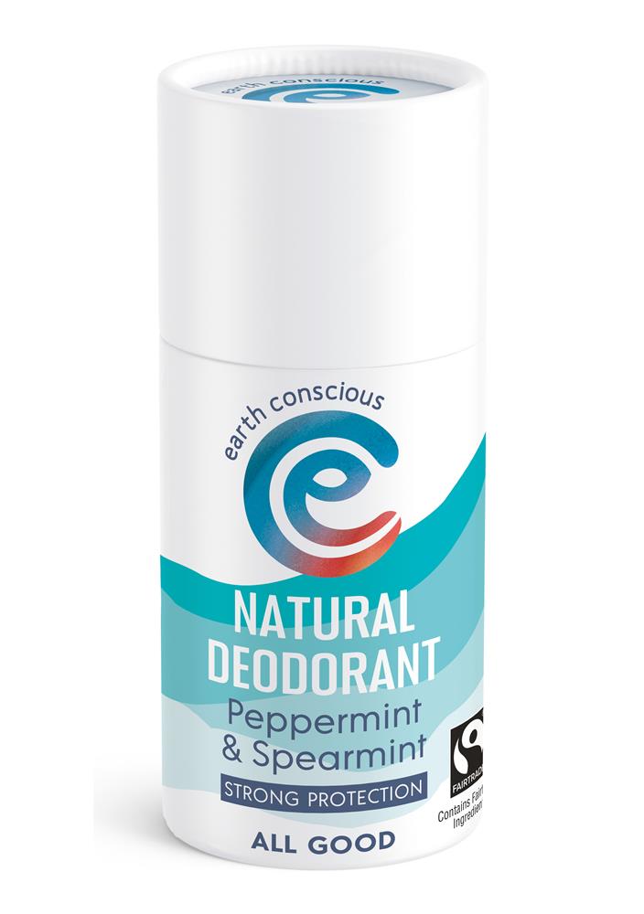 Earth Conscious Natural Deodorant Stick Peppermint & Spearmint