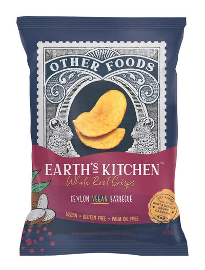 Ceylon Vegan BBQ Whole Root Crisps 80g