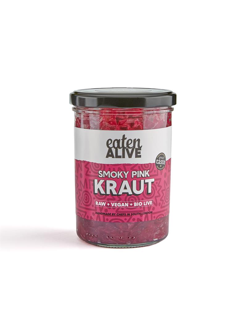 Smoky Pink Kraut with Beetroot and Spices (Raw Vegan) 375g