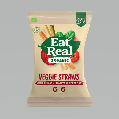 Organic Veggie Straws Sea Salt 100g