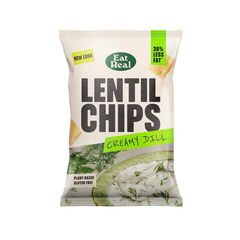 Eat Real Lentil Chips Creamy Dill 95g