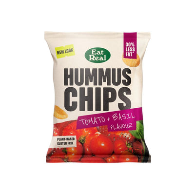 Eat Real Hummus Chips Tomato & Basil 45g