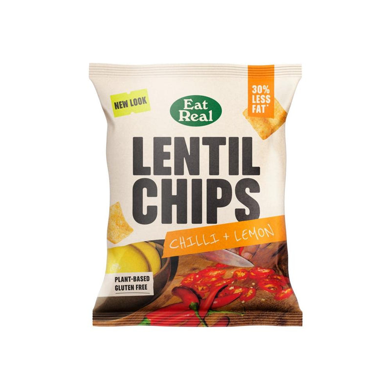 Eat Real Lentil Chips Chilli & Lemon 40g