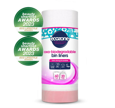 Biodegradable Bin Liners - 60lt - 20 bags