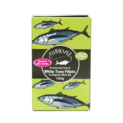 White Tuna Fish in Organic Olive Oil 120g