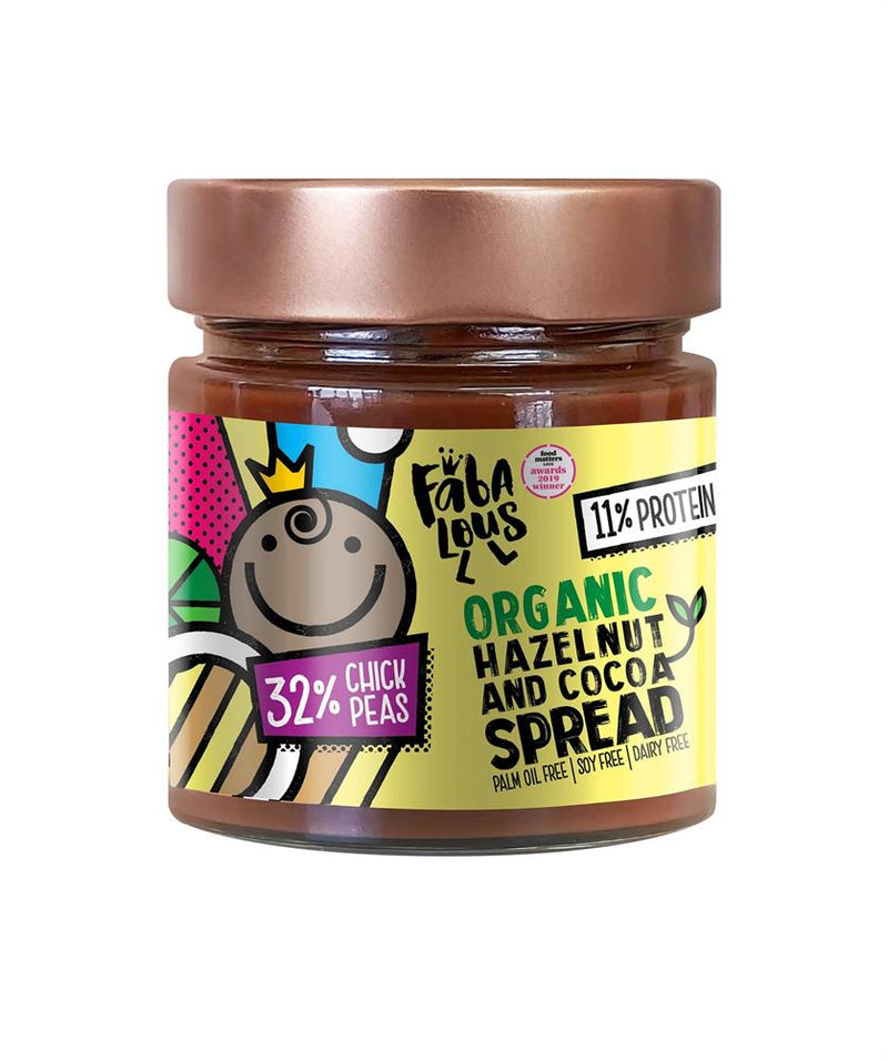 Fabalous Organic Hazelnut & Cocoa Chickpea Spread 200g