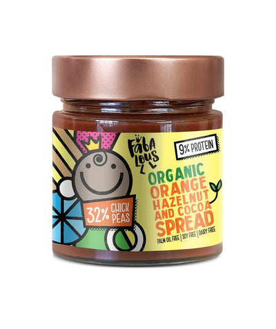 Organic Orange Hazelnut & Cocoa Chickpea Spread 200g