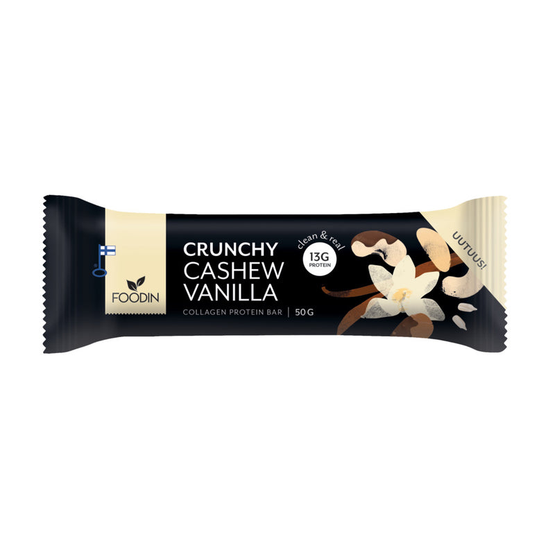 Crunchy Collagen Protein Bar Cashew-Vanilla 50G