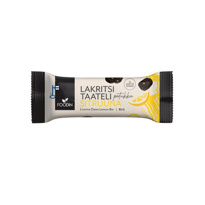 Licorice Date Bar Lemon 35G