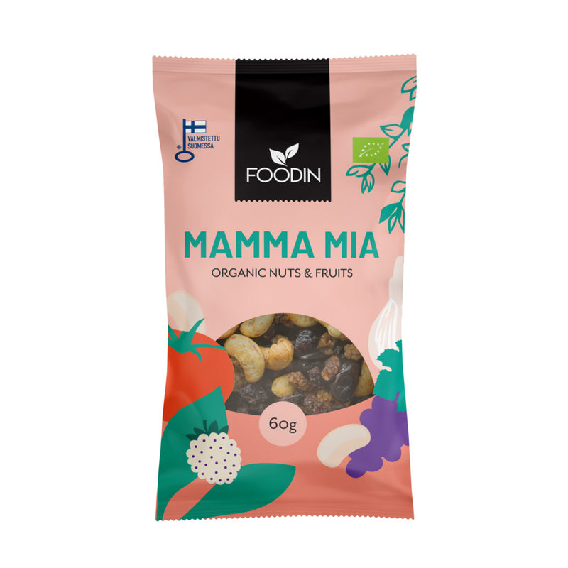 Organic Nuts & Fruits Mamma Mia 60g