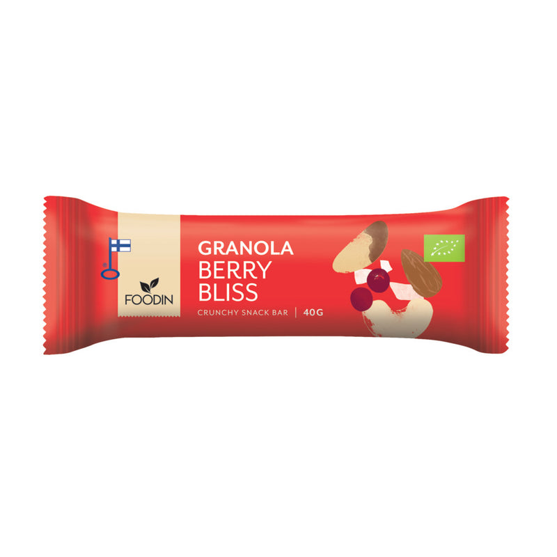 Organic Granola Bar Berry Bliss 40g