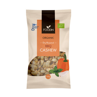 Organic Dry Roasted BBQ Cashew 120g