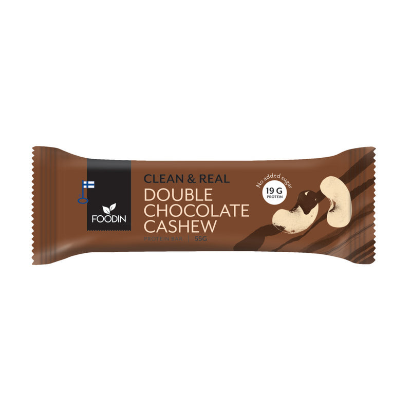 FI Clean & Real Protein Bar Double Chocolate Cashew 55G