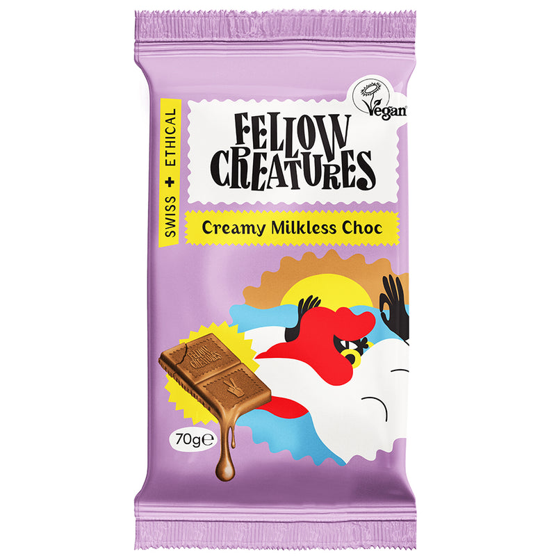 Fellow Creatures Creamy Milkless Choc Bar70g