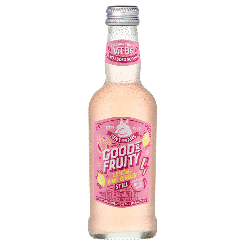 Fentimans Good & Fruity: Lemon & Pink Ginger 250ml