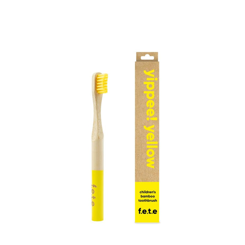 Bamboo Tooth Brush Yippee! Yellow Yellow Child 1 Unit