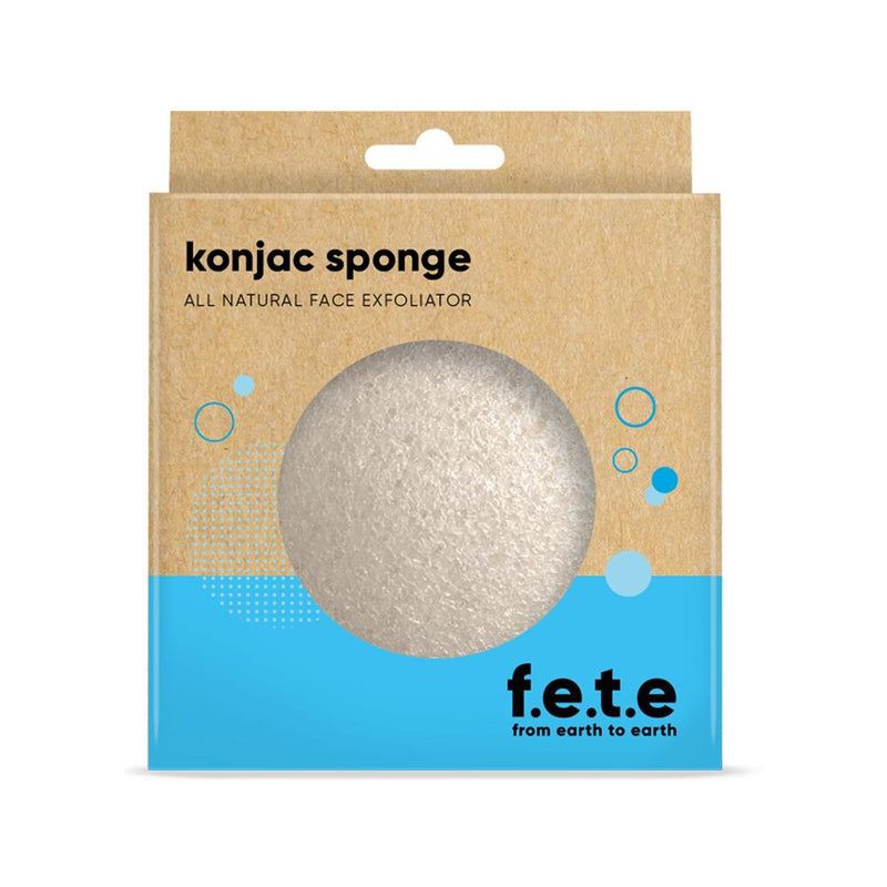 Konjac Face Sponge Natural 1 Unit