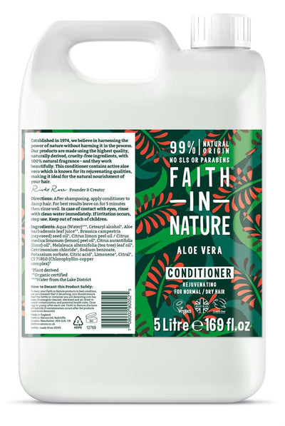 Faith in Nature Aloe Vera Conditioner 5 Litre