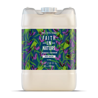 Faith in Nature Lavender & Geranium Body Wash 20 Litre