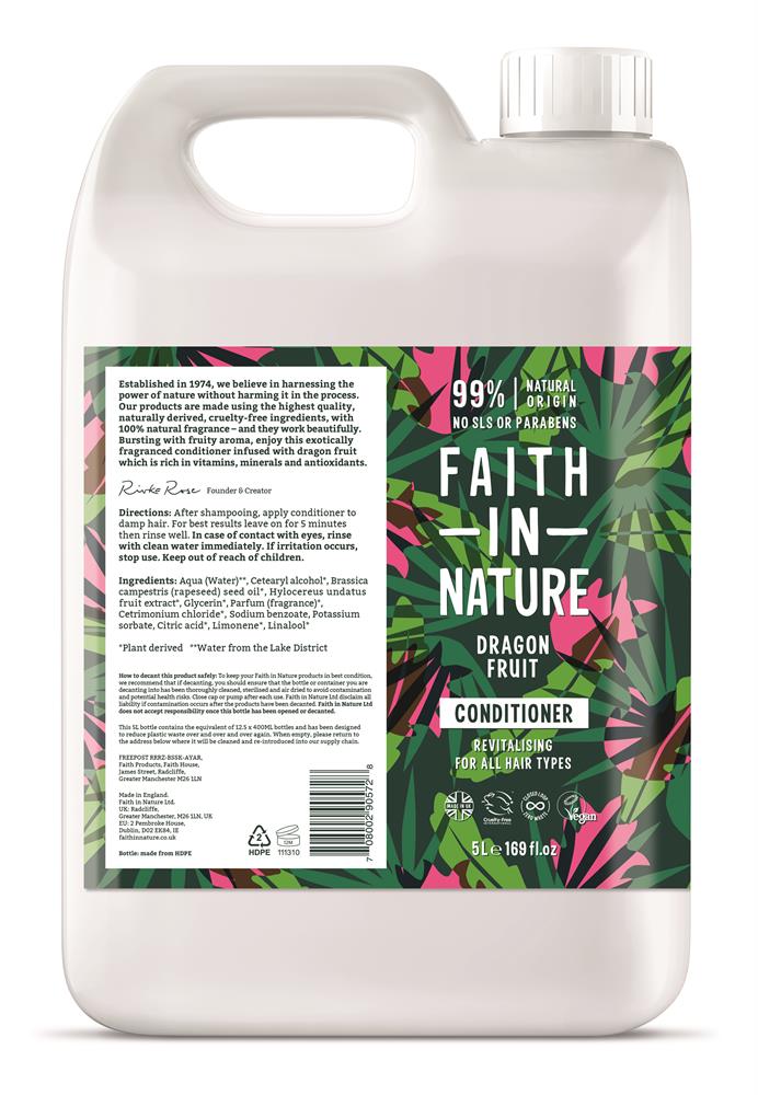 Faith in Nature Dragon Fruit Conditioner 5 Litre