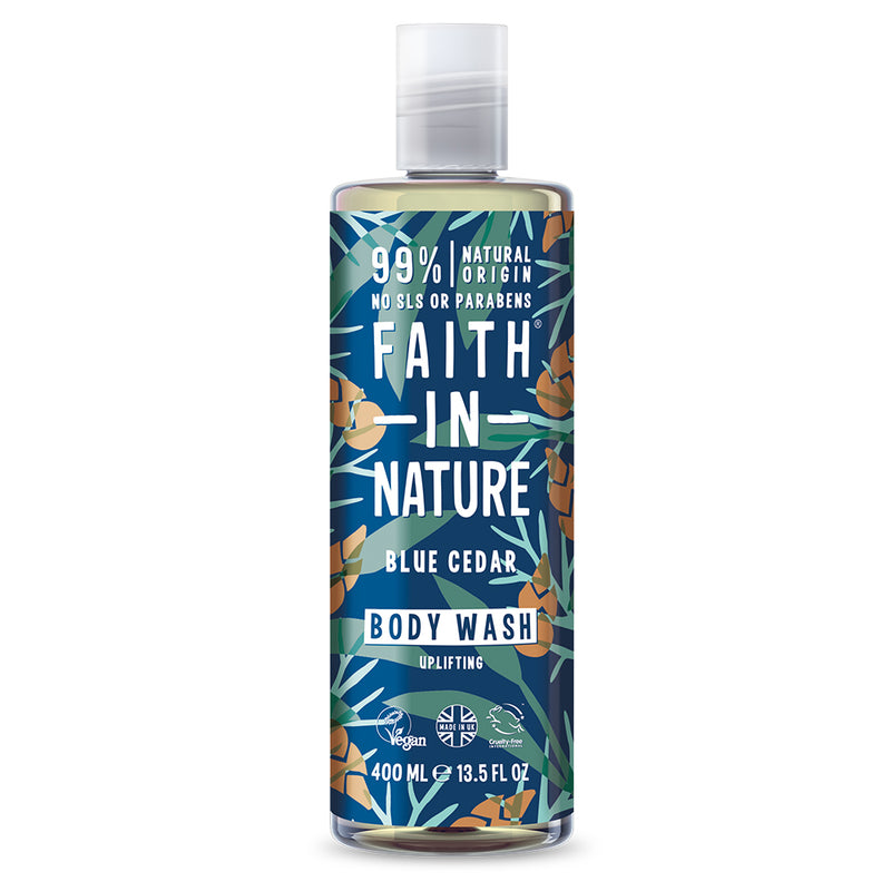 Faith in Nature Blue Cedar Body Wash 400ml