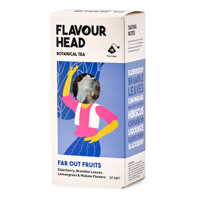 Flavour Head Botanical Infusions Far Out Fruits Tea 15's