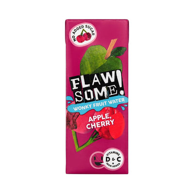 Apple & Sour Cherry Wonky Fruit Water Carton 200ml