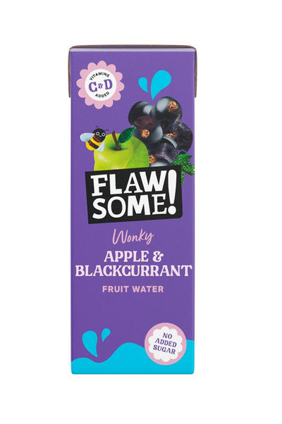 Apple & Blackcurrant Wonky Fruit Water Carton 200ml