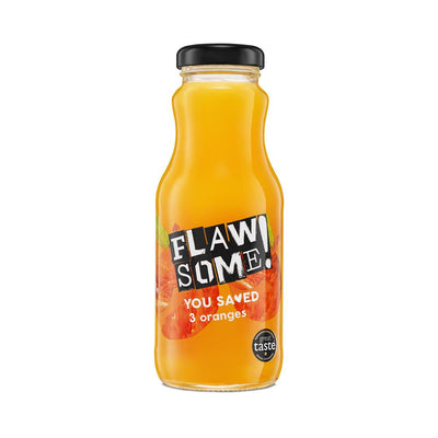 Orange cold-pressed Juice Glass 250ml