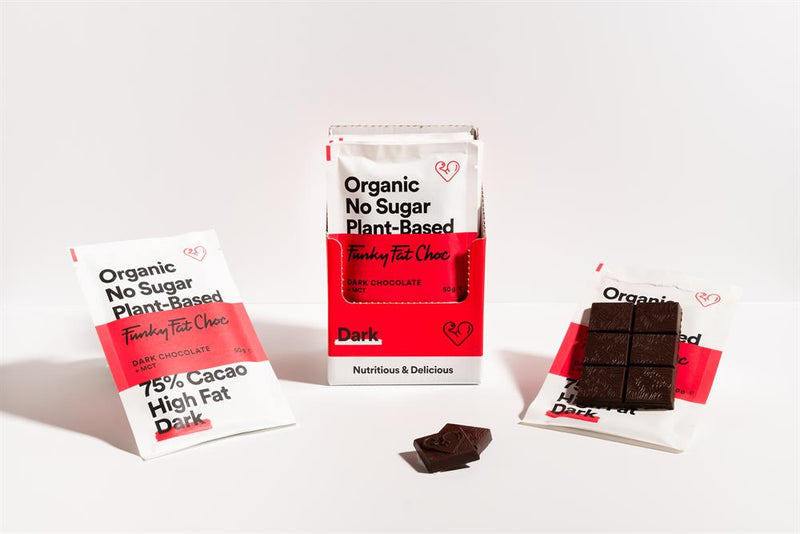 Organic Sugar-free Functional Dark Chocolate Bar 50g