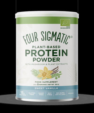 FS organic plant-based sweet vanilla protein powder