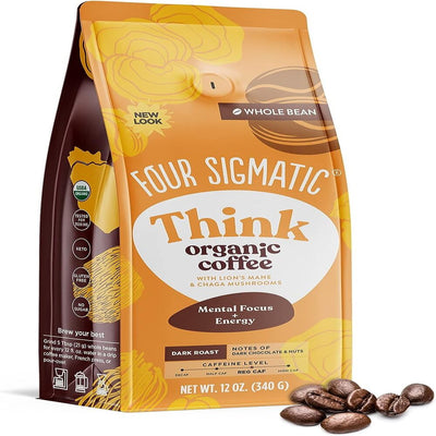 Four Sigmatic Lions mane whole been Ground Coffee  340 Gram